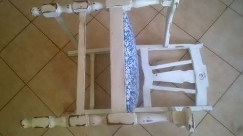 The NOT SO SHABBY CHAIR and matching STOOL